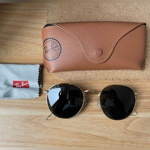 Ray Ban Round Metal Polarized - Large Size (53 21)